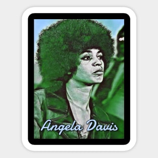 Angela Davis (B) Sticker